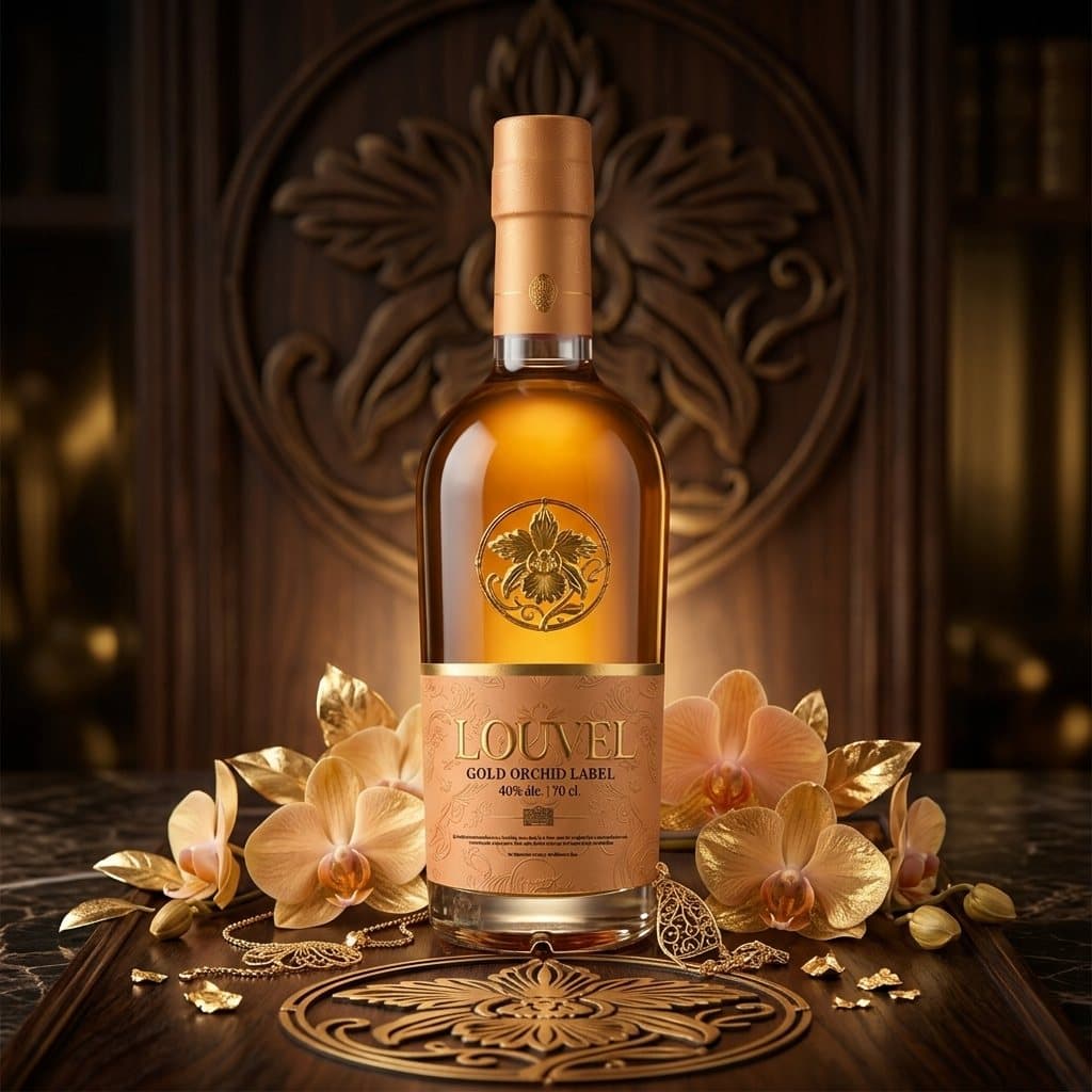 GOLDEN ORCHID LABEL 1